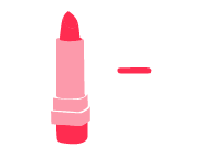 Illustration rouge à lèvres