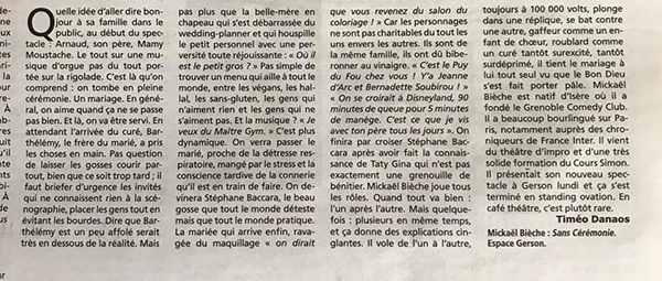 Extrait n°3 du spectacle