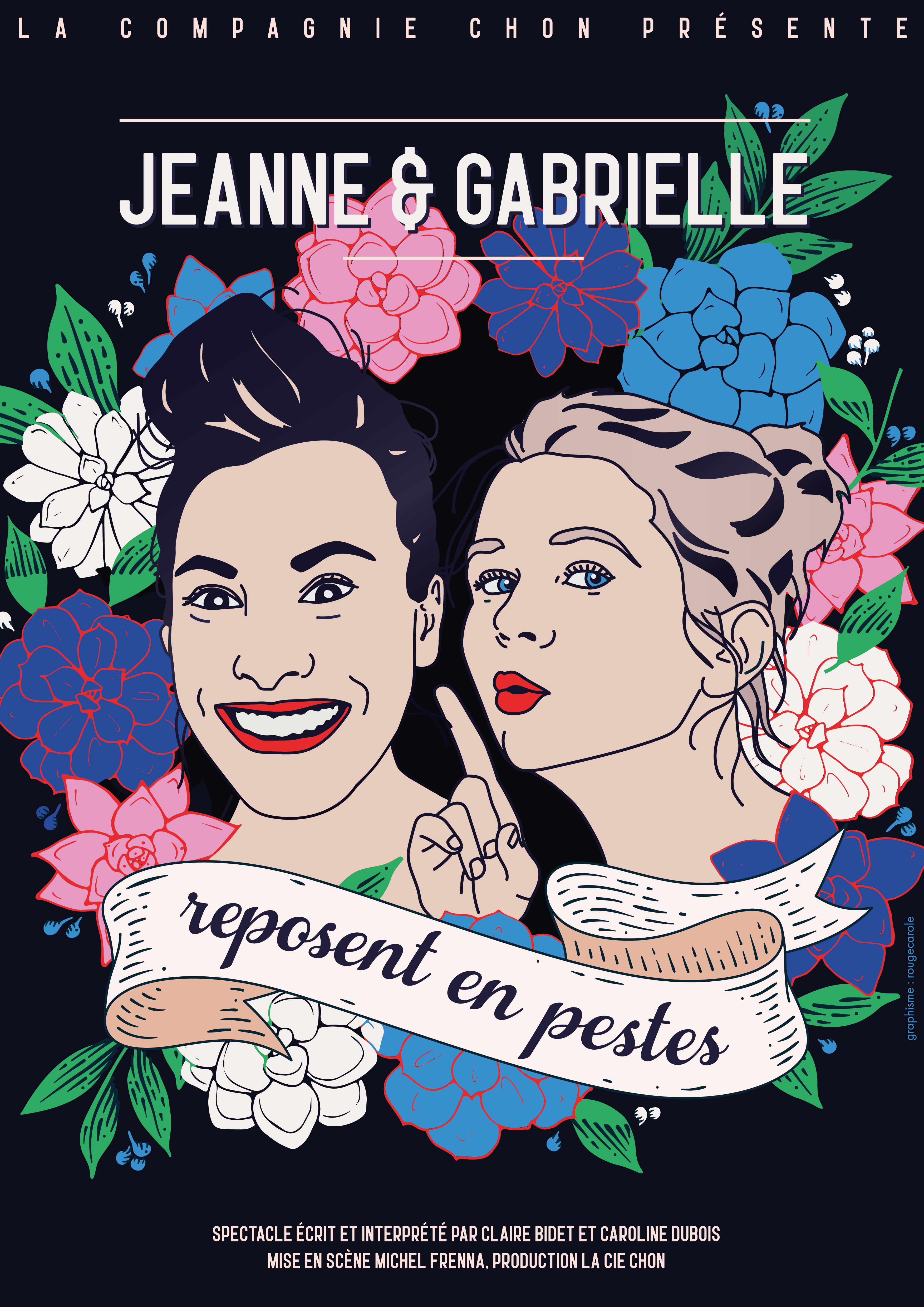 Jeanne & Gabrielle reposent en pestes